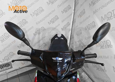 Скутер Regulmoto EAGLE 50 (LJ50QT-3L)  ,Чёрный/красный