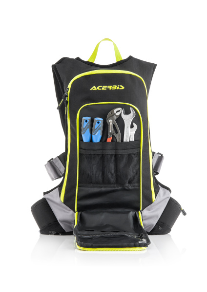 Рюкзак с гидропаком Acerbis X-STORM DRINK Black/Yellow, (14.5/2.5 L)