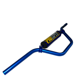 Руль PRO-TAPER алюминевый с перемычкой высокий синий