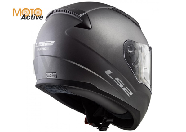 Мотошлем LS2 FF353 Rapid Solid, серый матовый