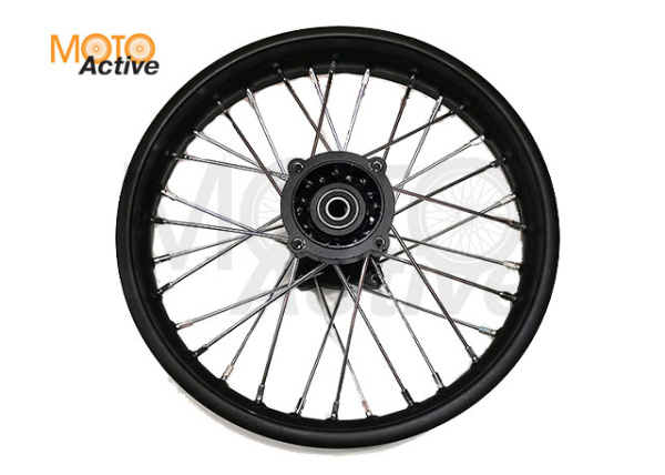 Диск 14"х1,85 задний диск. торм. аллюминий KAYO черный