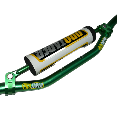 Руль PRO-TAPER алюминевый с перемычкой низкий зеленый