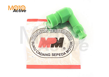 Насвечник мото (тюнинг) 90*, Г- образный (зеленый) "МРМ"