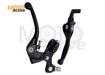 Рычаг сцепления тормоза складные  черные