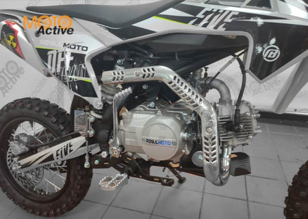 Питбайк Regulmoto FIVE EM (механическая КПП) серый-черный