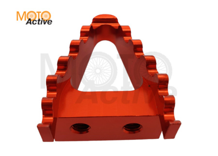 Опорная площадка педали тормоза KAYO питбайк CNC оранжевая