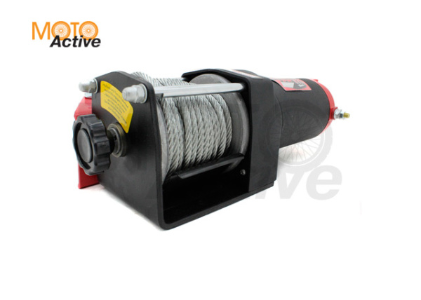 Лебедка ATV серия QUATTRO CRAZY 2.0 (907 кг), 12V, мотор 2 kW, 153:1