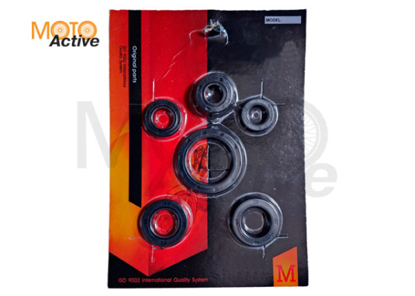 Набор сальников 12х21х4/11.6х24х10/13.7х24х5/30х24х4.5/29х16х5 двиг. 139FMB, 147FMH,152FMH 50-110см3