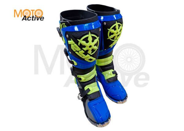 Мотоботы RYO Racing MX7 Enduro (синий/желтый)