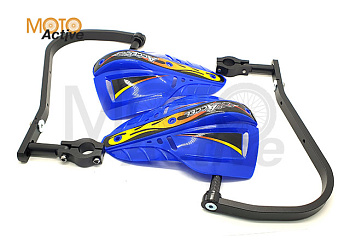 Защита рук с пластиковыми щитками ACCEL HGS-01 ACCEL 22.2 мм (синяя)