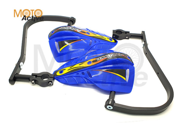 Защита рук с пластиковыми щитками ACCEL HGS-01 ACCEL 22.2 мм (синяя)