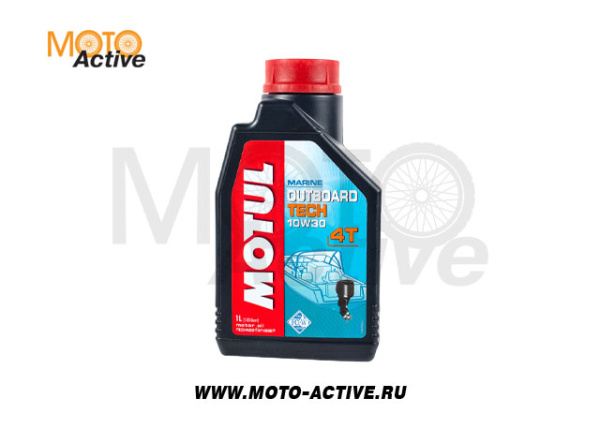 Моторное масло MOTUL Outboard Tech 4T 10w30 - 1л