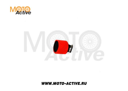 Воздушный фильтр для питбайка d-42мм 45град. SM-PARTS