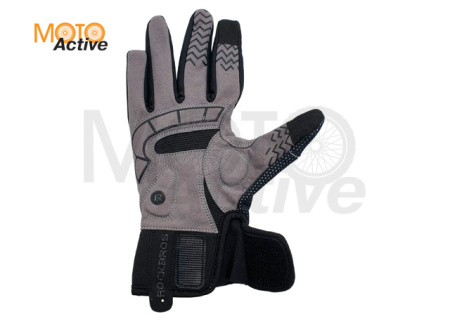 Перчатки зимние (с подогревом) Rockbros S173-1 Black/Gray