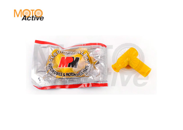 Насвечник мото (тюнинг) 90*, Т- образный (желтый) "МРМ"