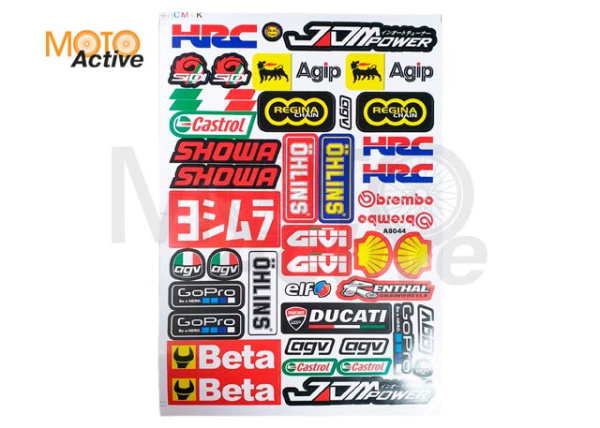 Наклейки набор Repsol (A8024) 21*30