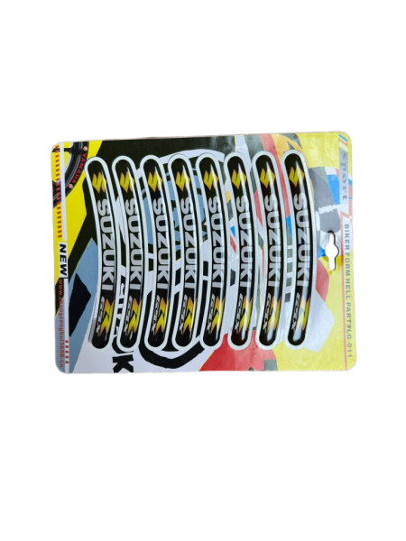 Наклейки набор на обода SUZUKI (LG-011)