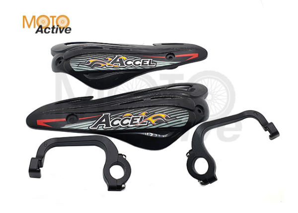 Защита рук с пластиковыми щитками ACCEL HGS-12 универсальная (черная)