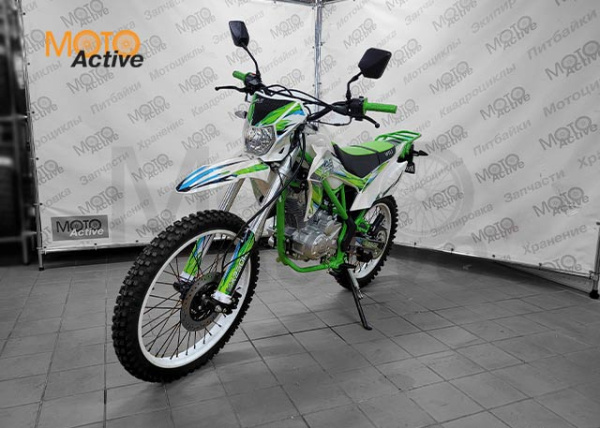 Кроссовый мотоцикл WELS MX250RL (Зеленый)