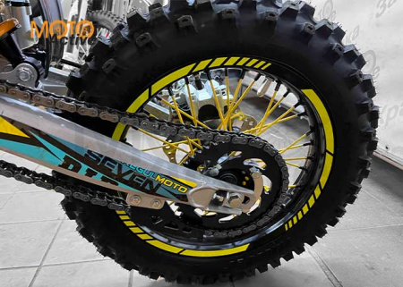 Питбайк Regulmoto SEVEN 17/14 (синий/желтый)