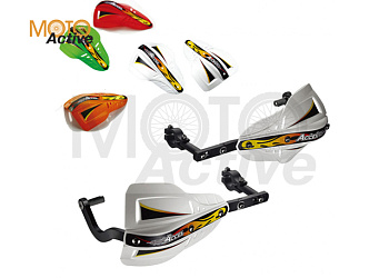 Защита рук с пластиковыми щитками ACCEL HGS-06 ACCEL 28.6 мм (синяя)