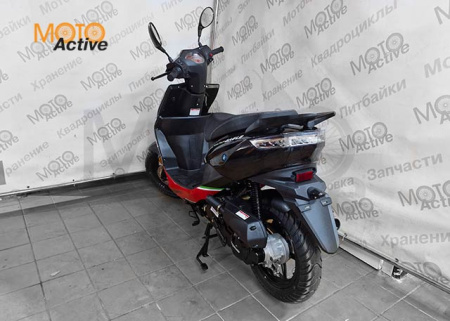 Скутер Regulmoto EAGLE 50 (LJ50QT-3L)  ,Чёрный/красный