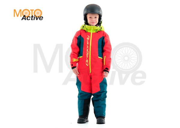Зимний утепленный комбинезон DF Junior Gravity RedDark Ocean (116-122)