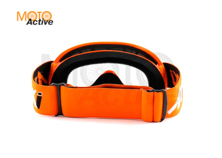 Очки для мотокросса детские ATAKI HB-115 оранжевые глянцевые