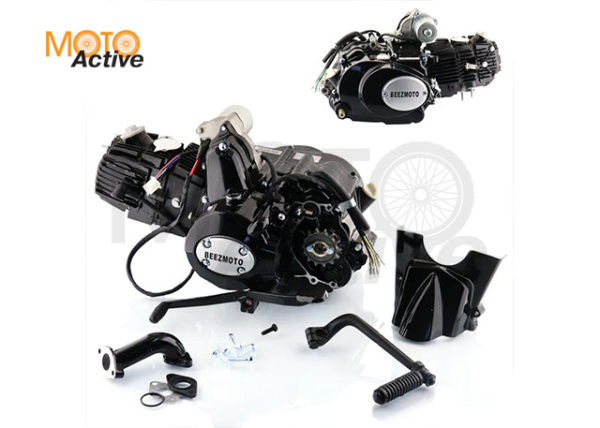 Двигатель Alpha. Delta 125cc (МКПП, 152FMH черный) "BEEZMOTO"