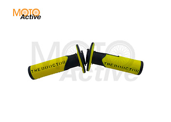 Ручки руля ZX-B548 салатовые/черные