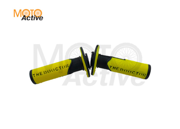 Ручки руля ZX-B548 салатовые/черные