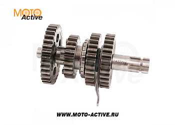 Вал КПП вторичный в сборе двиг. YX150 см3 верхний эл.стартер