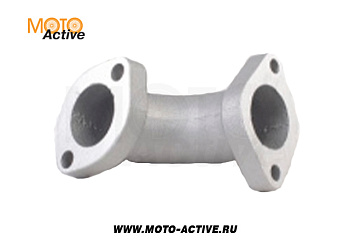 Патрубок карбюратора #3 28мм металл 125-160см3