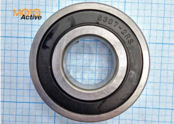 Подшипник 6307 35х80х21-2RS редуктора мотоблока (редуктора фрезы 178/186F) "HRB"