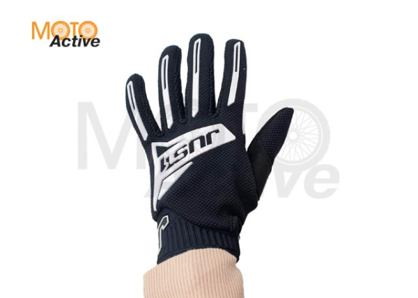 Перчатки JUST1 J-FORCE 2.0, черный/белый