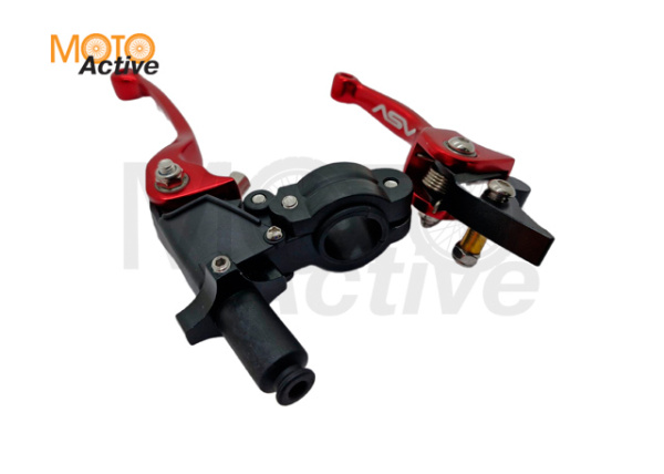 Рычаги руля (универсальные)(красные) "ASV"