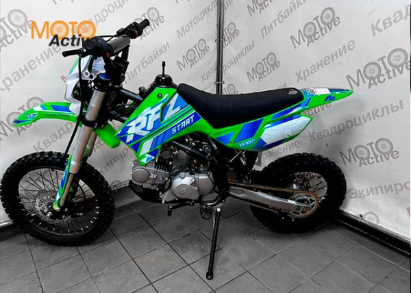 Питбайк APOLLO RFZ START 125X-LЕ 17х14 ( Зеленый/GREEN)