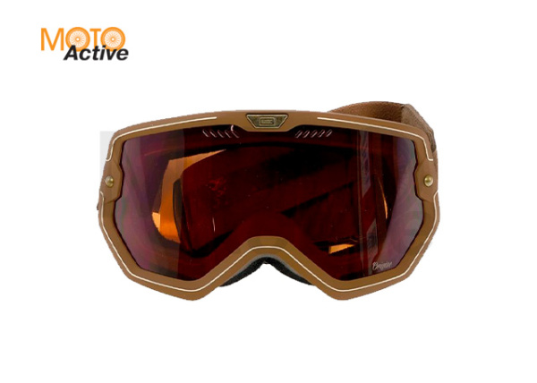 Очки для мотокросса ORIGINE FLORENCE коричневые с золотой линзой