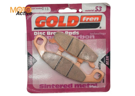 Тормозные колодки GOLD FREN Sintered S3 013 (FA 129)