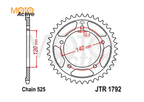 Звезда ведомая JTR1792.45