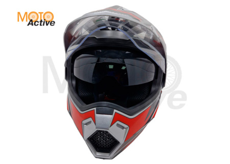 Шлем AiM JK802S Red/Grey/Black