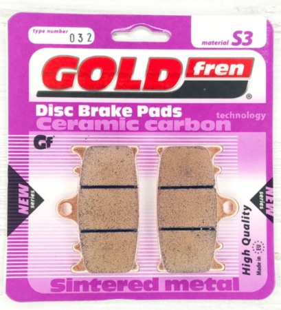 Тормозные колодки GOLD FREN Sintered S3 032 CUT (FA 158)