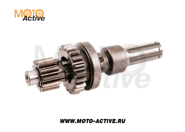 Вал КПП первичный в сборе двиг. YX110-125 cm3 верхний эл. стартер