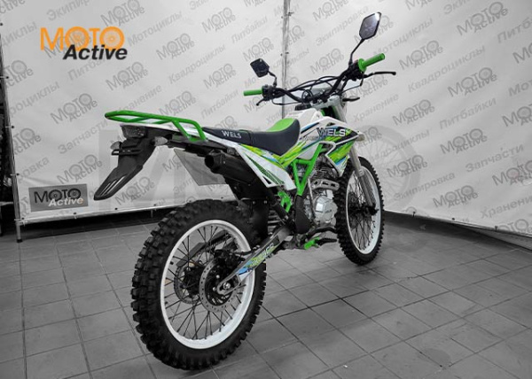 Кроссовый мотоцикл WELS MX250RL (Зеленый)