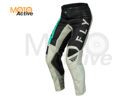 Брюки для мотокросса FLY RACING KINETIC JET, бирюзовые/черные/серые