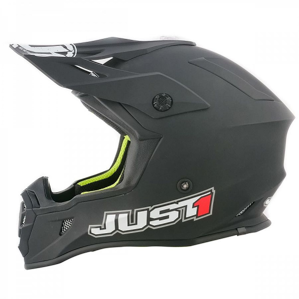 Шлем (кроссовый) JUST1 J38 SOLID, черный матовый