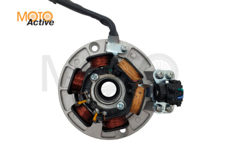 Статор генератора с катушкой освещения KAYO двиг. YX140 см3 CN