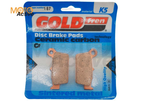 Тормозные колодки GOLD FREN K5 OFF-ROAD 187 (FA 367)