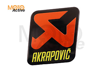 Наклейка на глушитель AKRAPOVIC (mod:2) 118