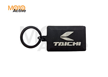 Брелок Taichi TAICHI LOGO KEY HOLDER Black